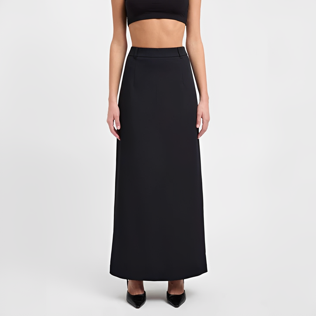 Alita - Elegant slit-back maxi skirt
