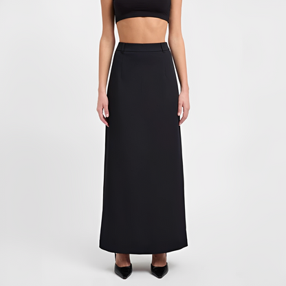 Alita - Elegant slit-back maxi skirt