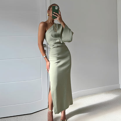 Everett - One-Shoulder Maxi Dress