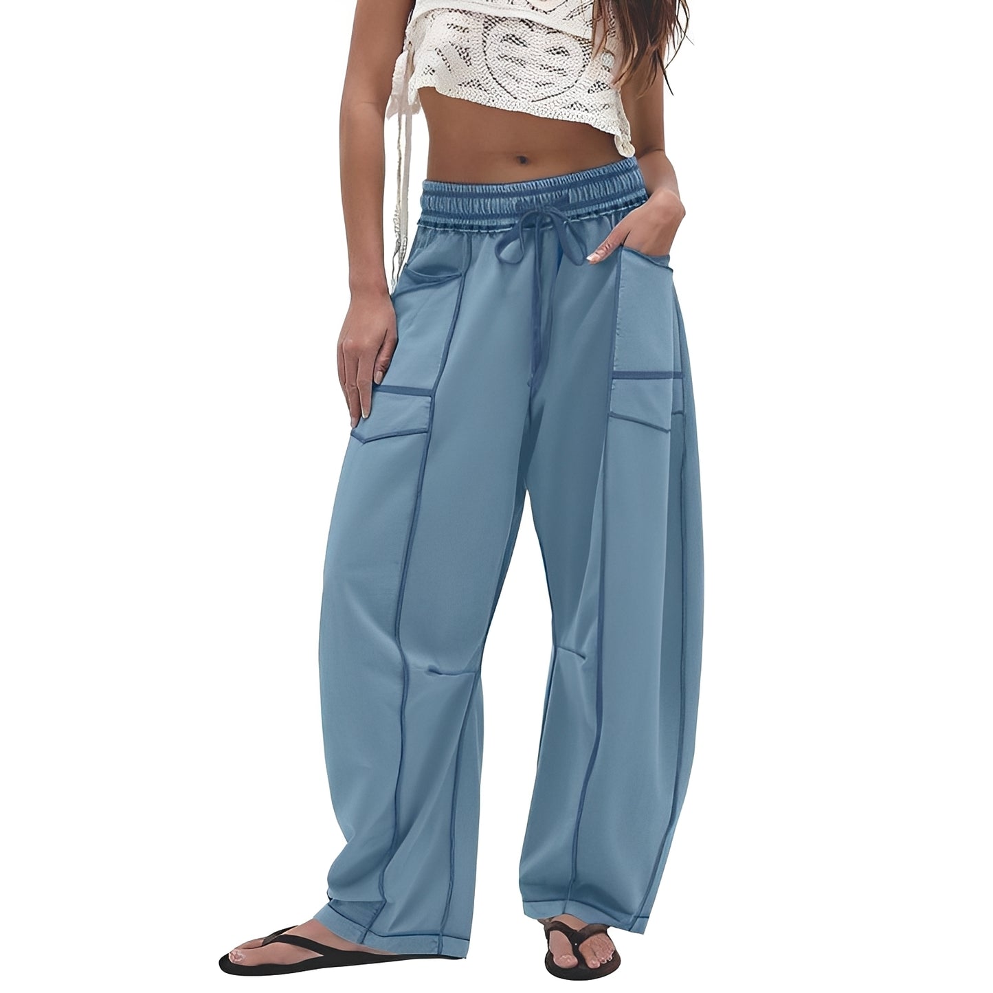 Marianne - Stylish Wide Leg Pants