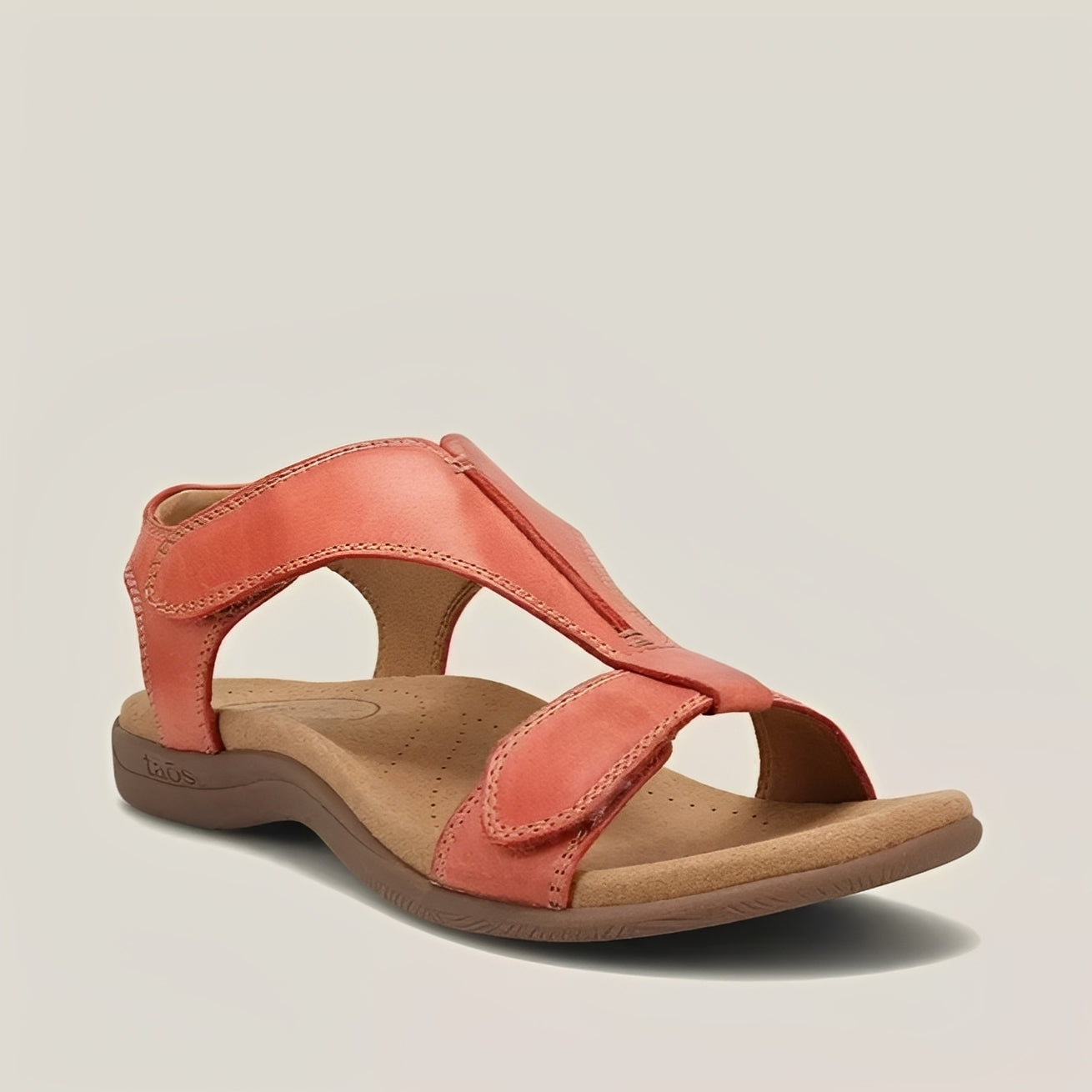 Sharon - Platform Sandals with Velcro Strap