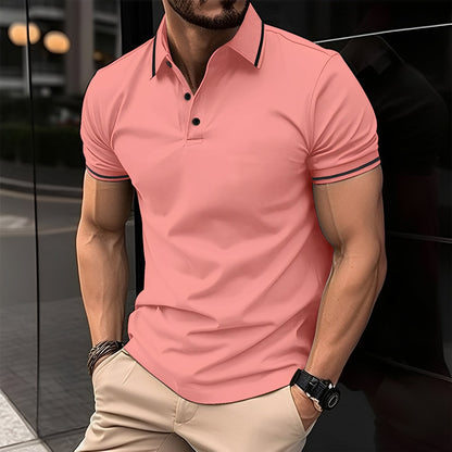Frank - Stylish Lapel Polo Shirt