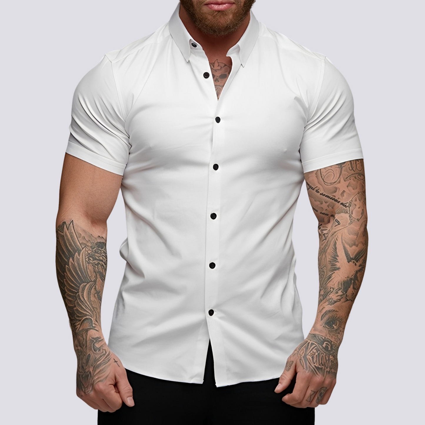 Lukas - Stretch Lapel Shirt