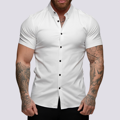 Lukas - Stretch Lapel Shirt