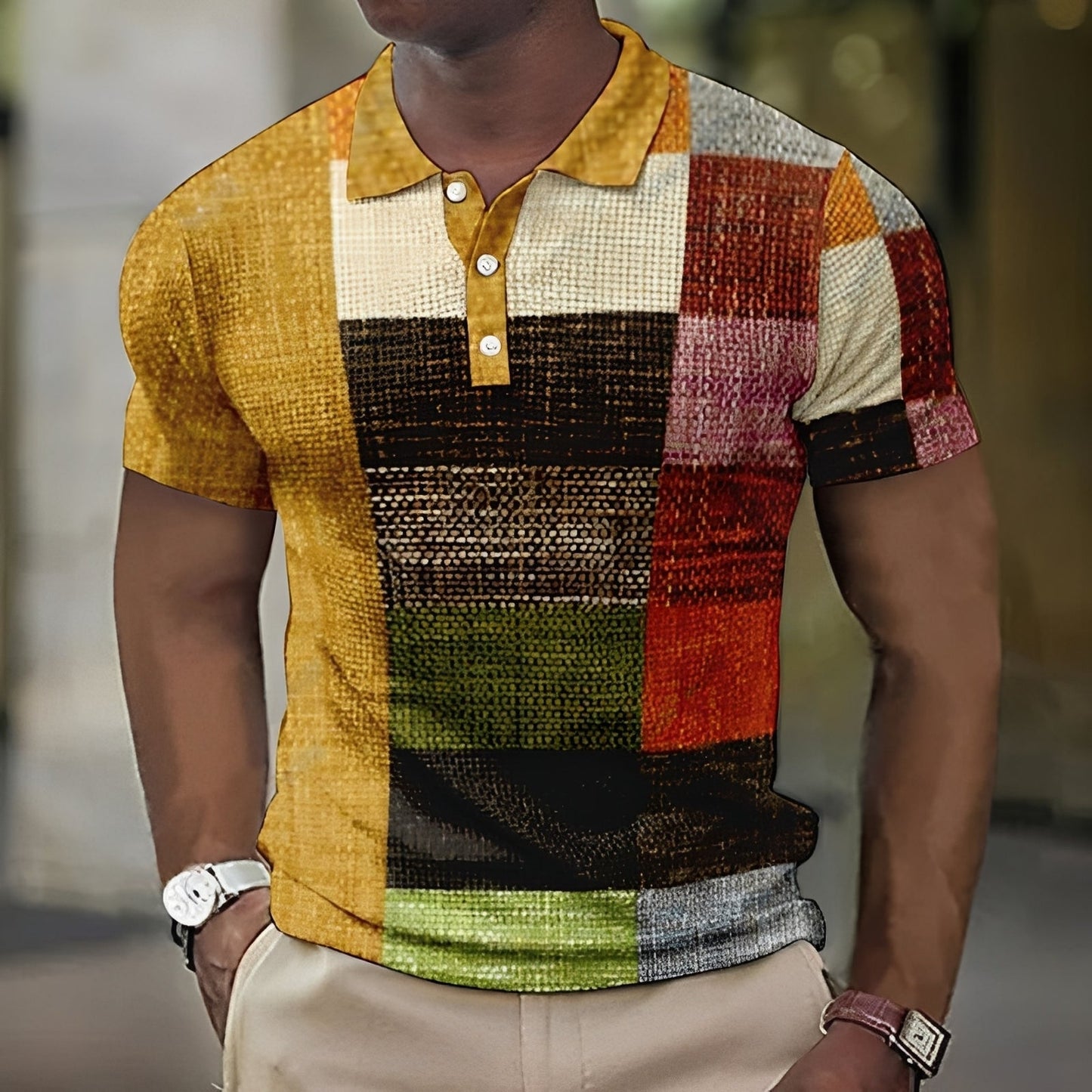 Jimmy - Trendy Checkered Plaid Shirt