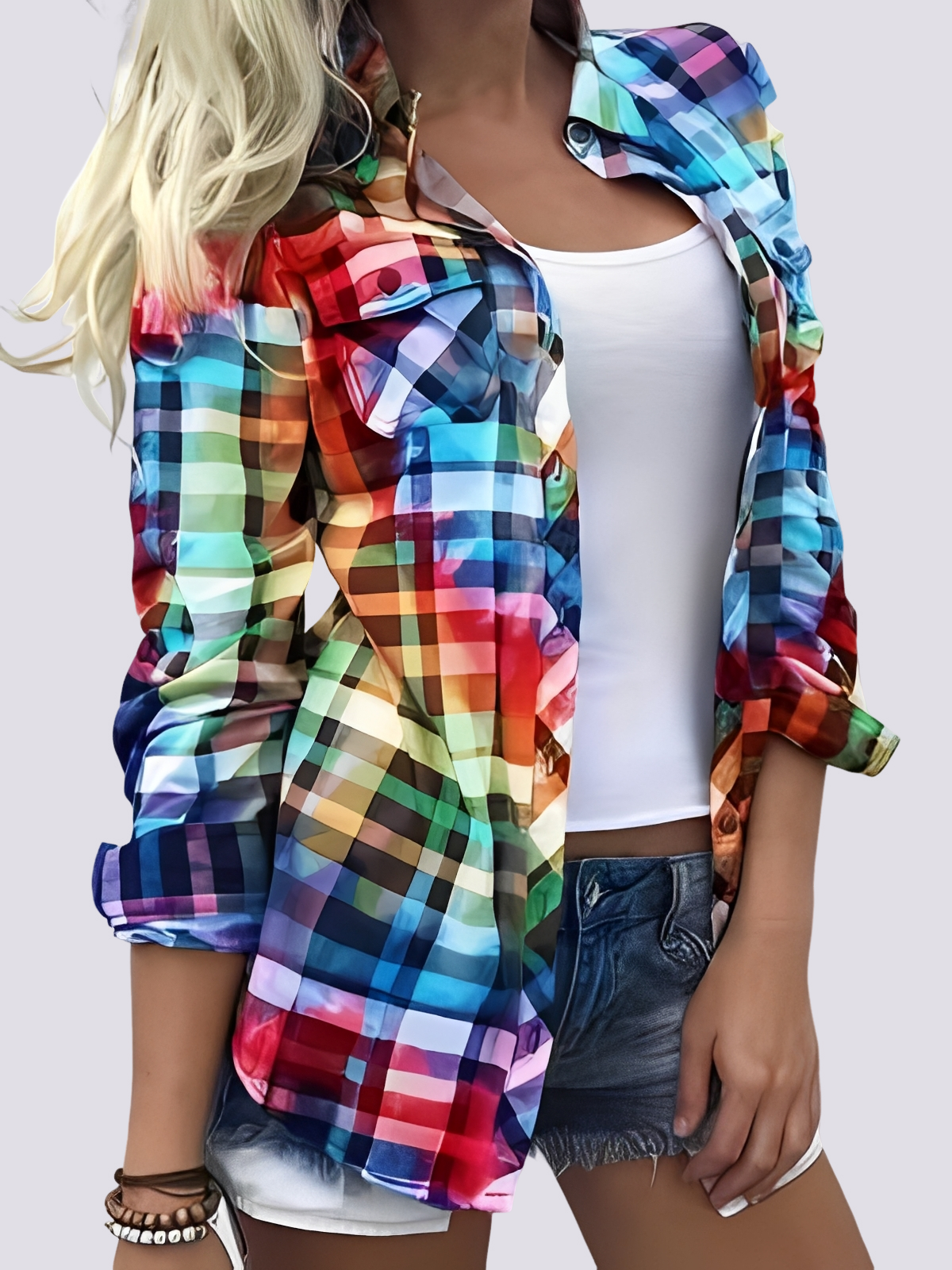 Charlotte - Vibrant Long-Sleeve Shirt