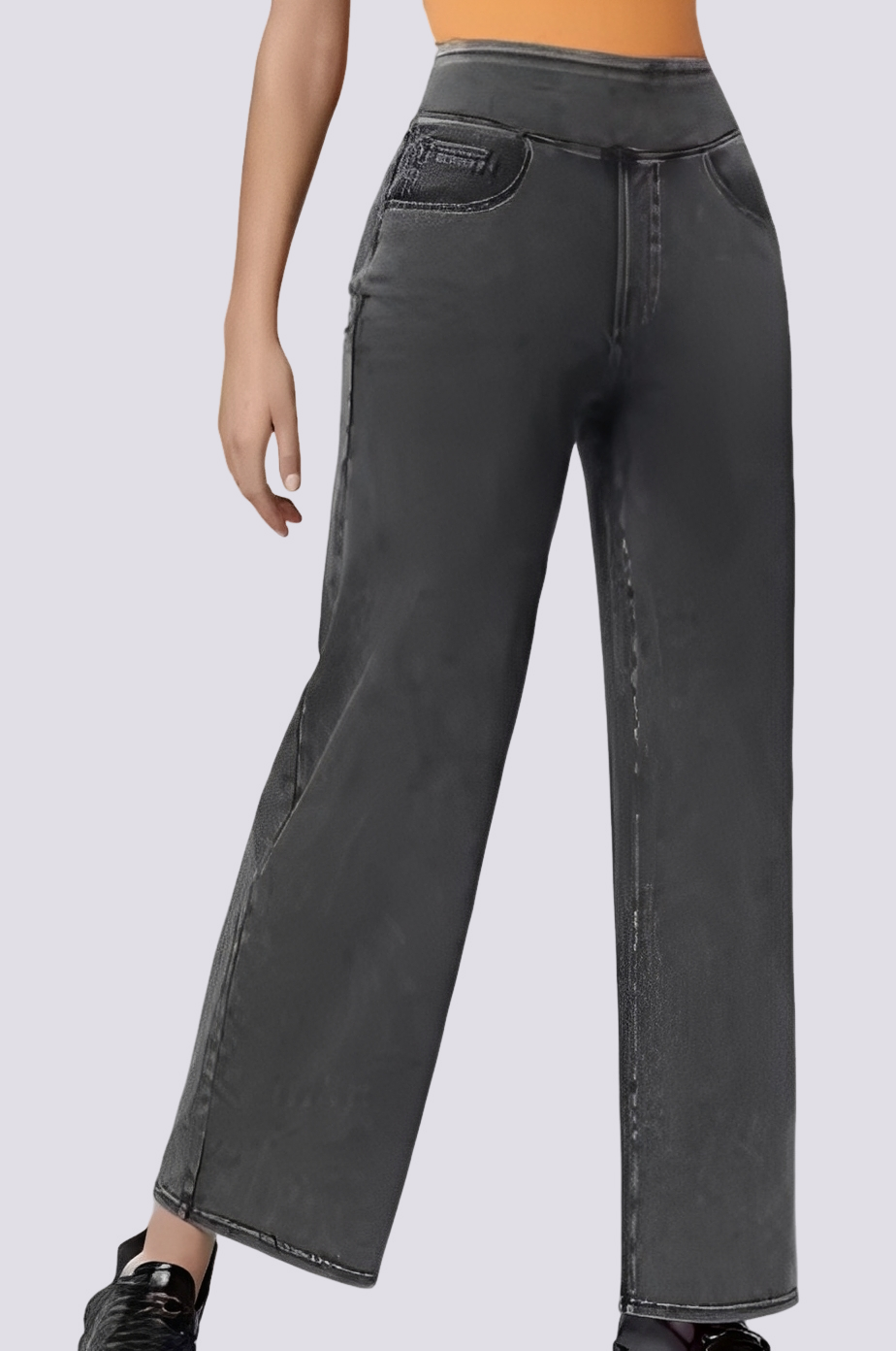 Carrie - Stylish High-Waisted Pants