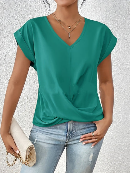 Lucie – Women's V-neck shirt – for daily use
