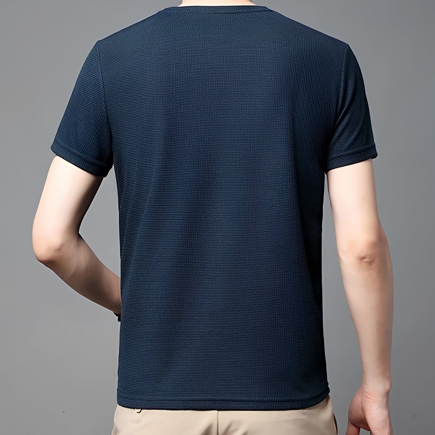 Jed - Casual Waffle T-Shirt