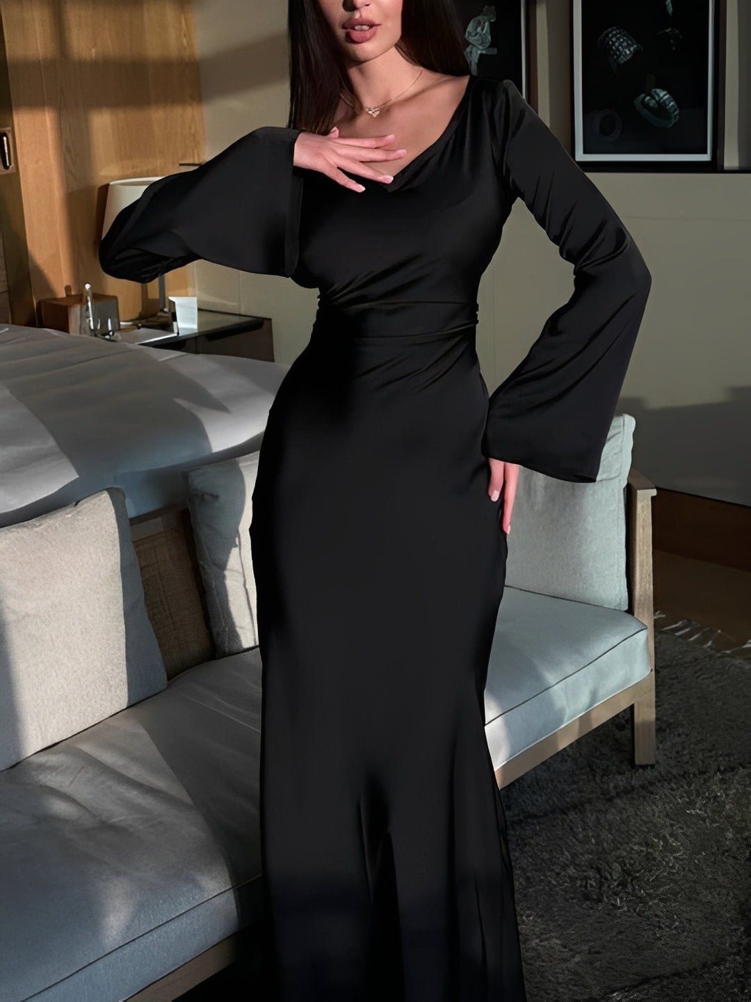 Josie - Relaxed Long-Sleeve Dress