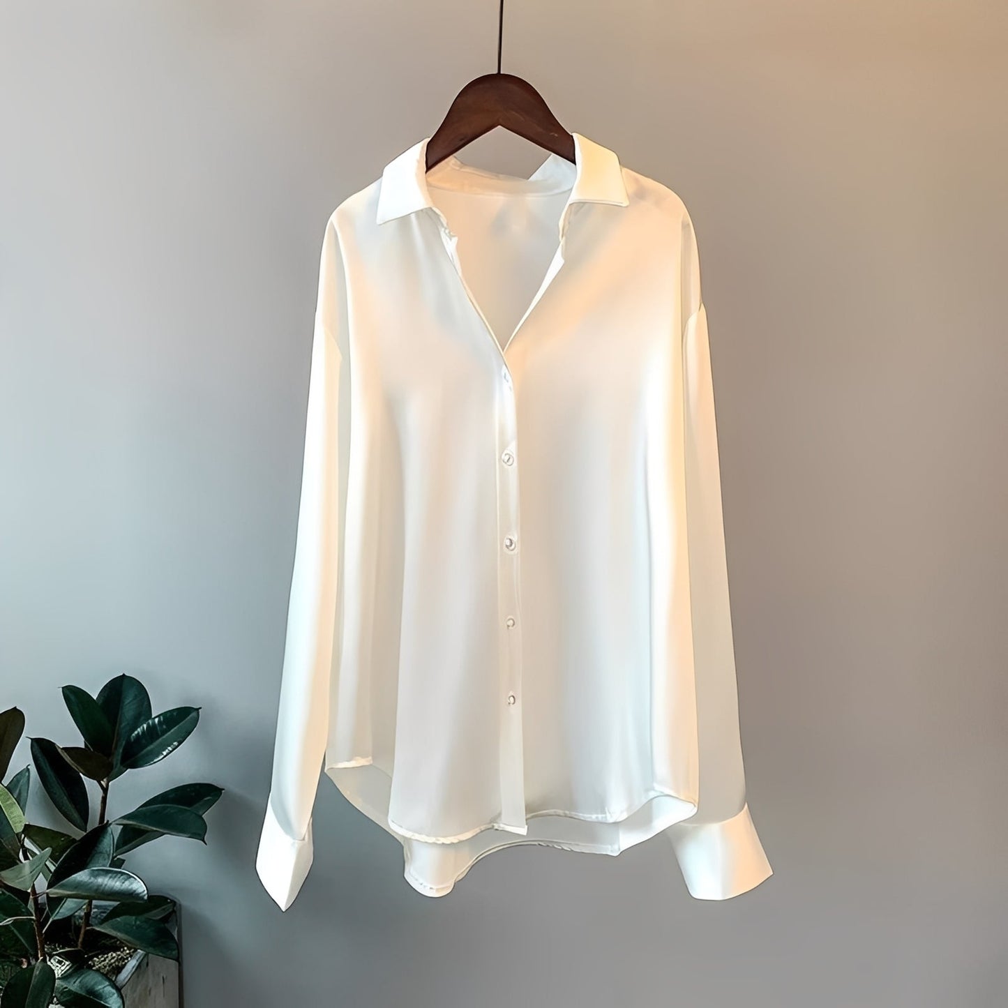 Ashley - Sleek Long-sleeve Shirt