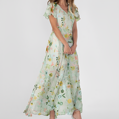 Lily - Stylish floral maxi dress