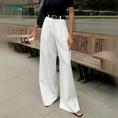 Blaine - Trendy wide leg trousers