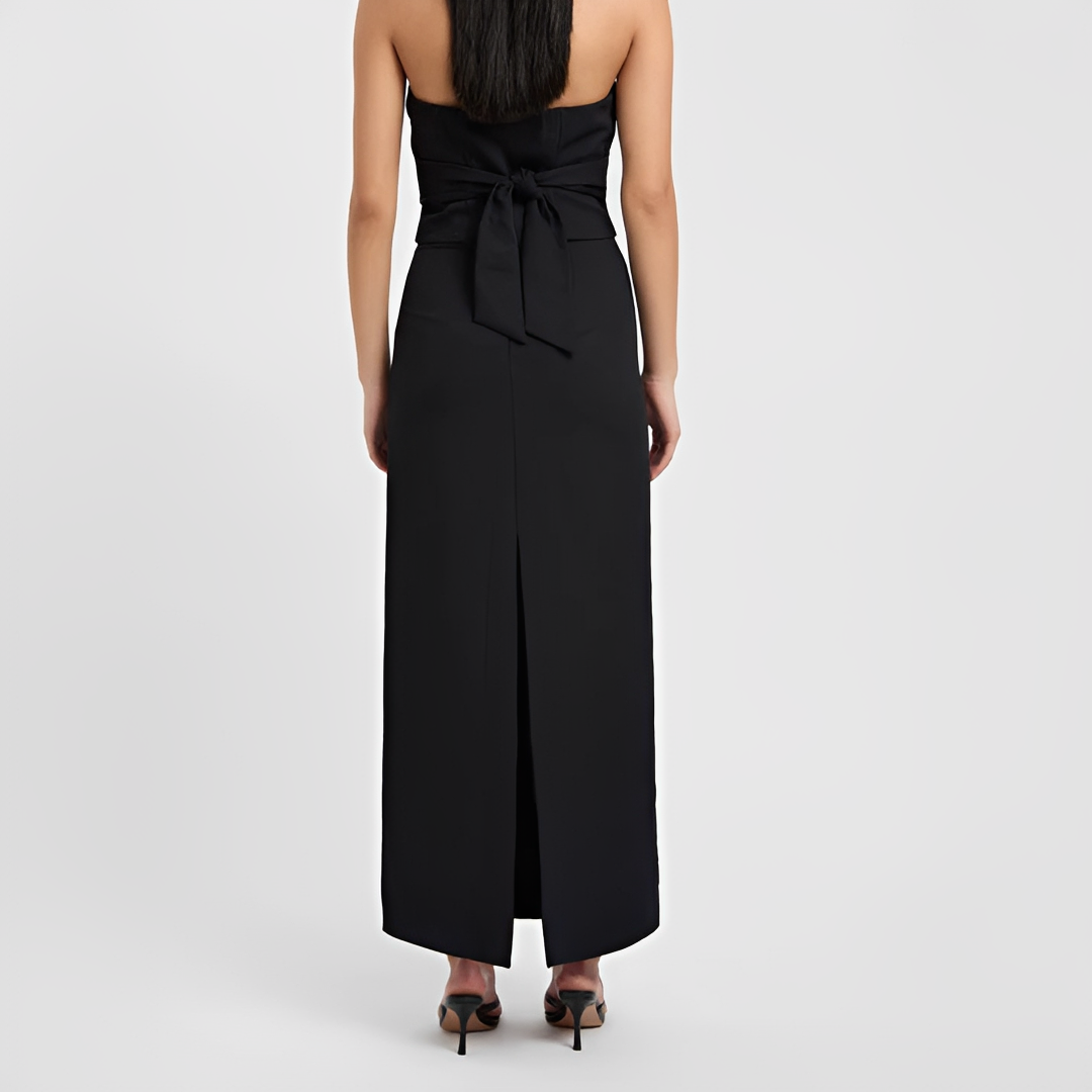 Alita - Elegant slit-back maxi skirt
