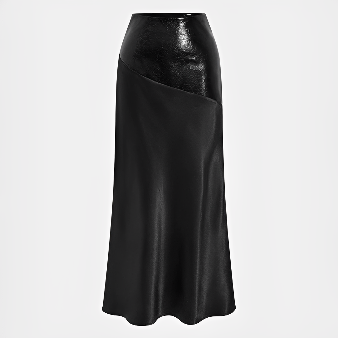 Viviana - Sleek Shiny Skirt