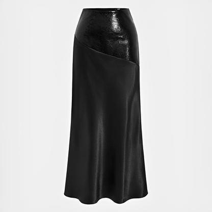 Viviana - Sleek Shiny Skirt