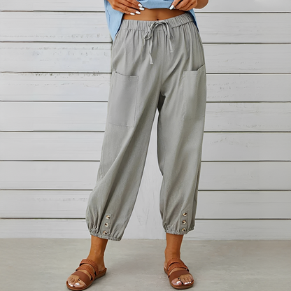 Scarlett - Comfortable Drawstring Trousers