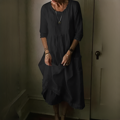 Aimee - Cozy Pleated Dress