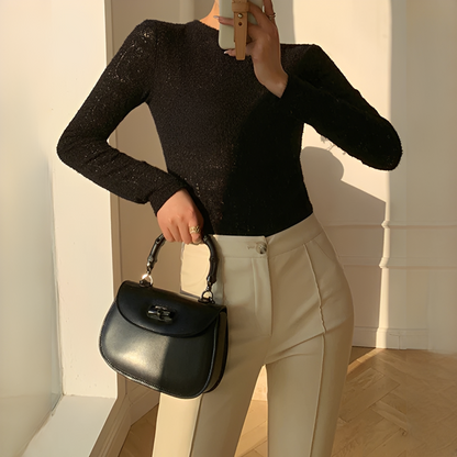 Perlaine - Comfortable long sleeve top