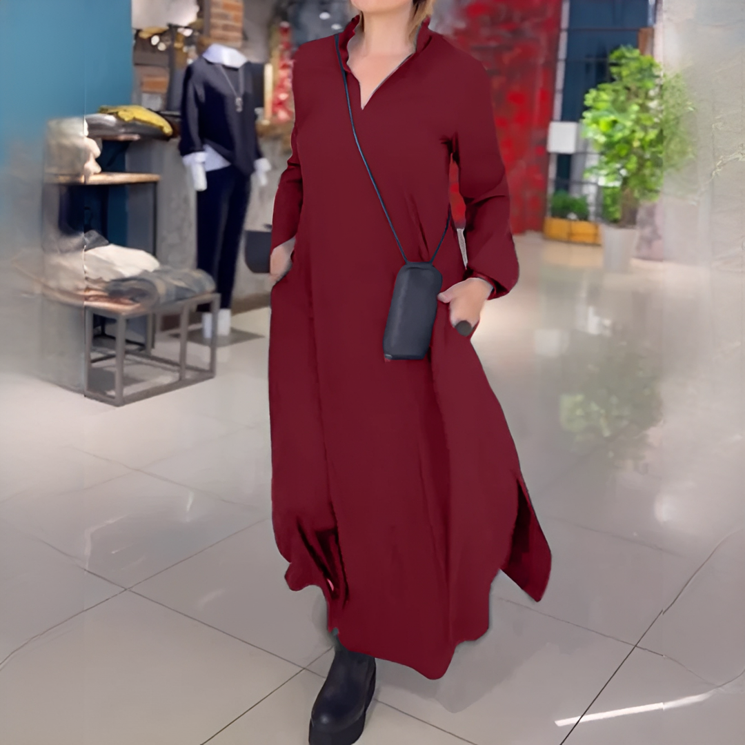 Cassie - Relaxed Long Sleeve Dress