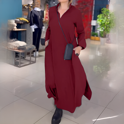 Cassie - Relaxed Long Sleeve Dress