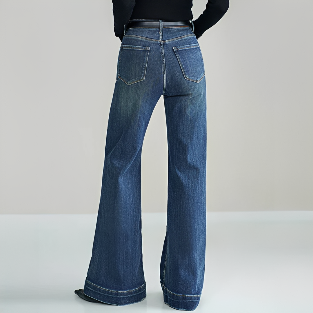 Tamia - Stylish Mid Waist Jeans