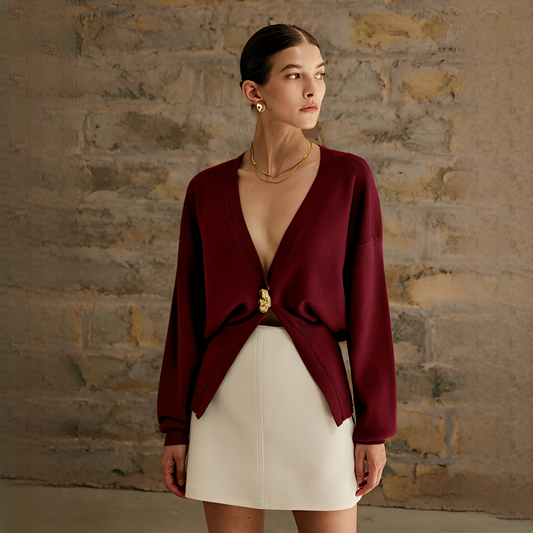 Lowela - Fashionable and cozy cardigan