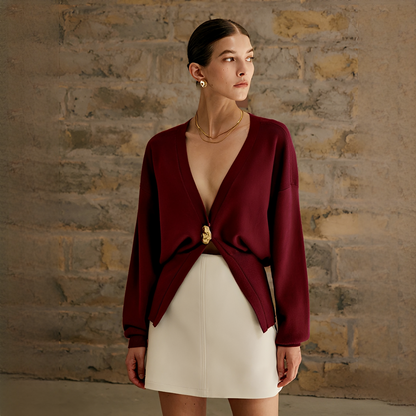 Lowela - Fashionable and cozy cardigan