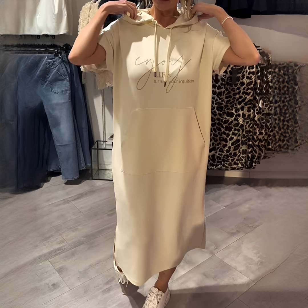 Micah - Trendy Hooded Dress