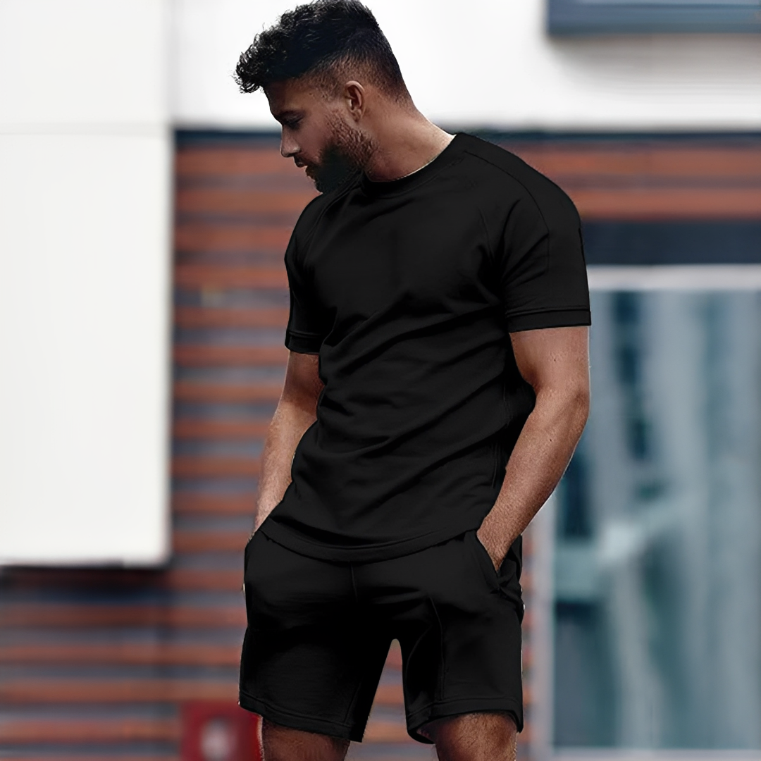 Drake - Men's t-shirt and shorts set - for warm days