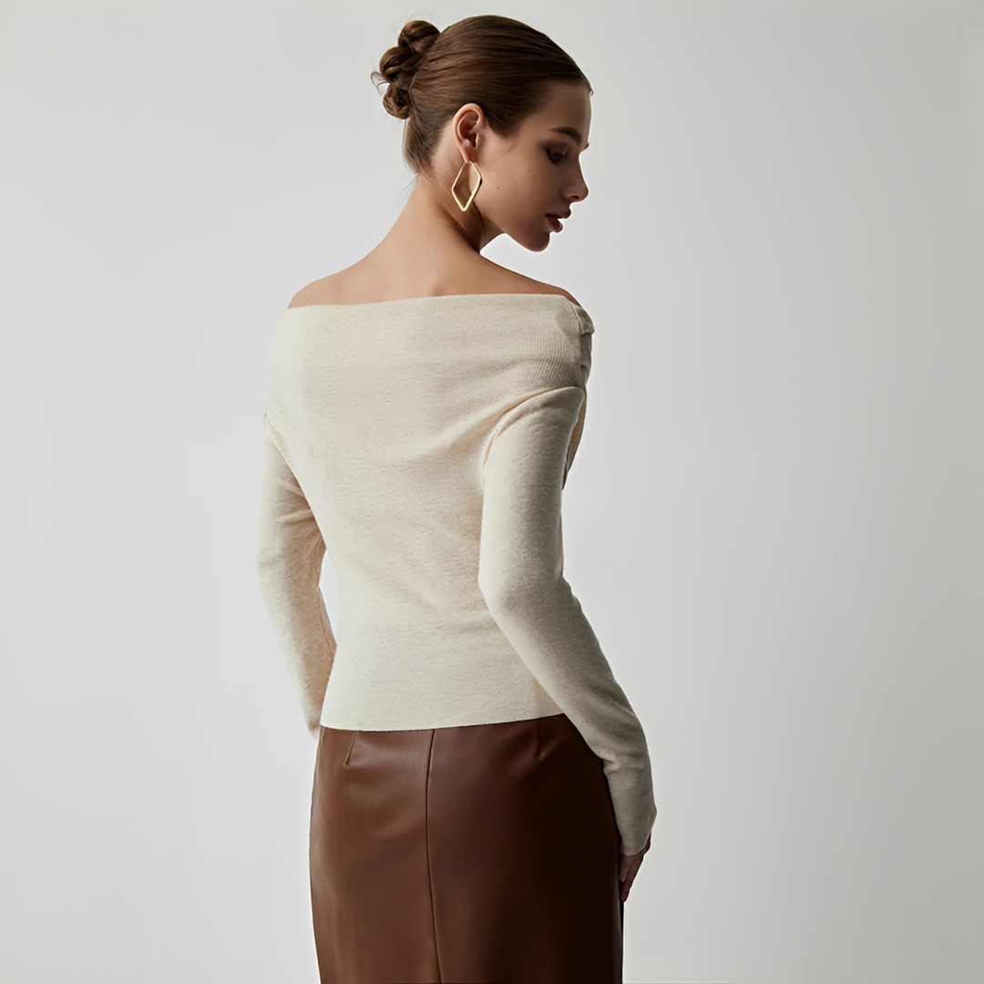 Venise - Fashionable off-shoulder top