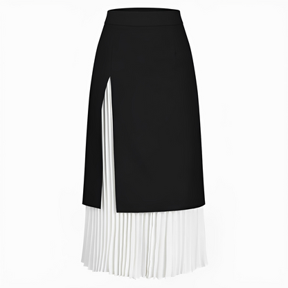 Verna - Elegant pleated long skirt