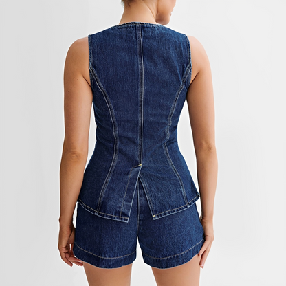 Collin - Stylish Vest Shorts Set