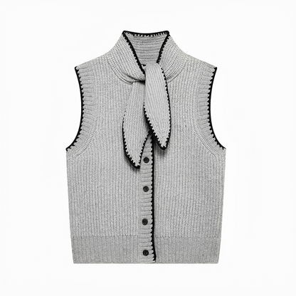 Dahlia - Chic Tie Neck Vest
