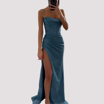 Bonnie - Elegant Maxi Dress with Split