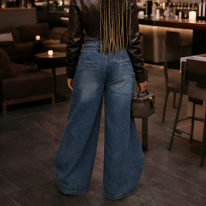 Cheska - Stylish Cross Front Pants