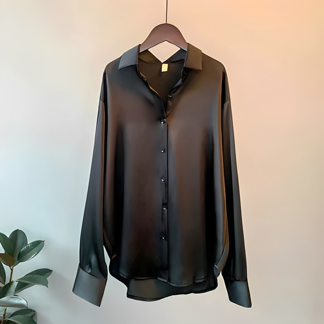 Zaniyah - Shiny Long Sleeved Shirt