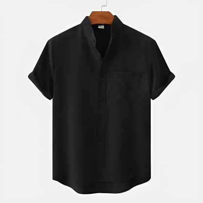 Hayden - Simple Button-Up Polo Shirt