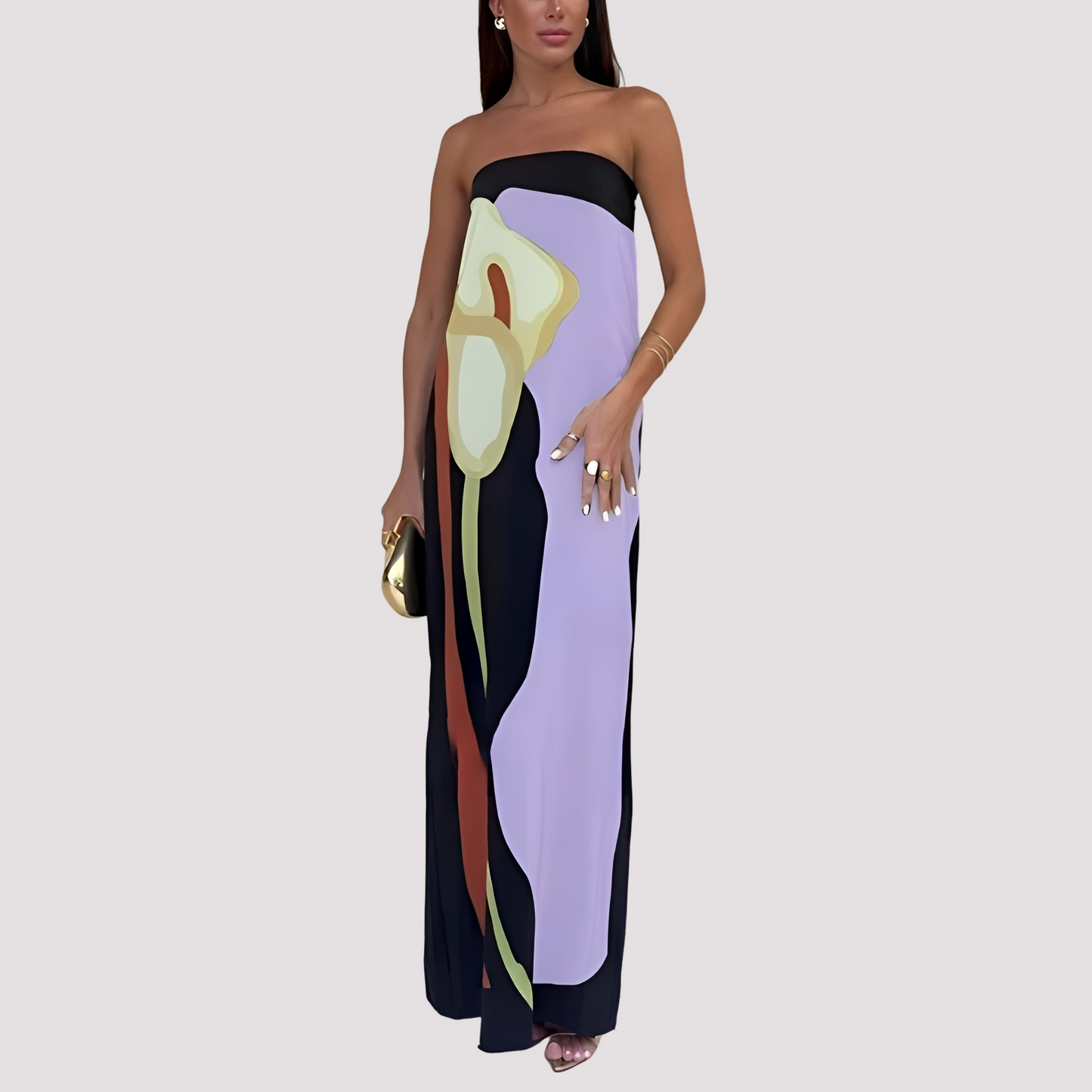 Samara - Stylish Strapless Maxi Dress