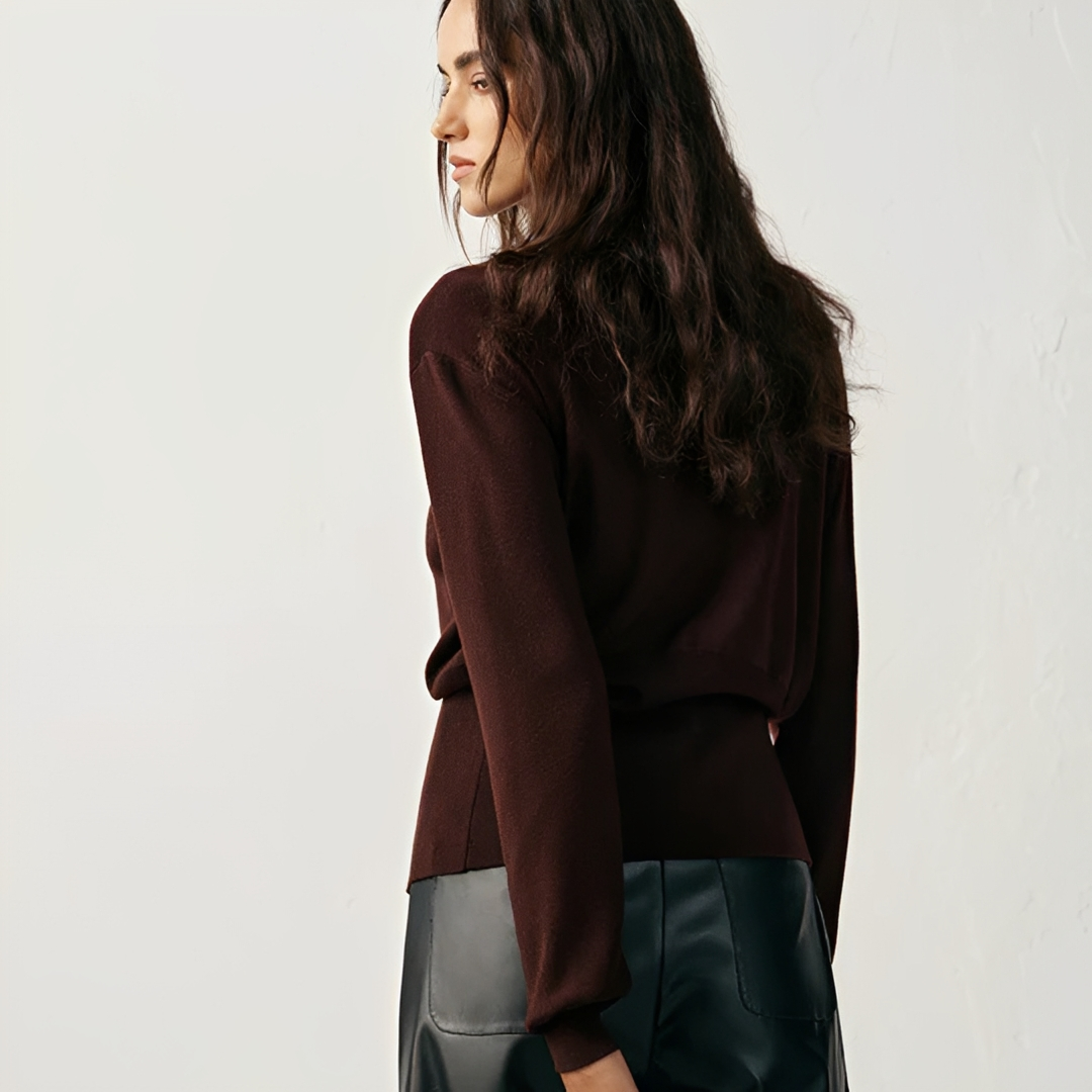 Kisha - Classy V-Neck Cardigan