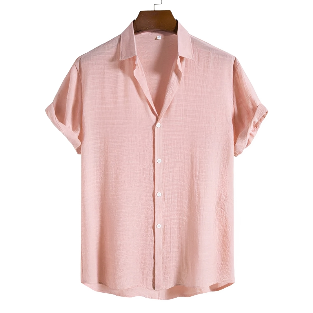 Spencer - Casual Button-Up Polo Shirt