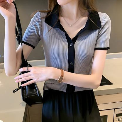 Analiza - Effortless collared top