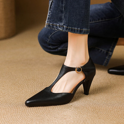 Jennie - Classic Closed Toe Heels