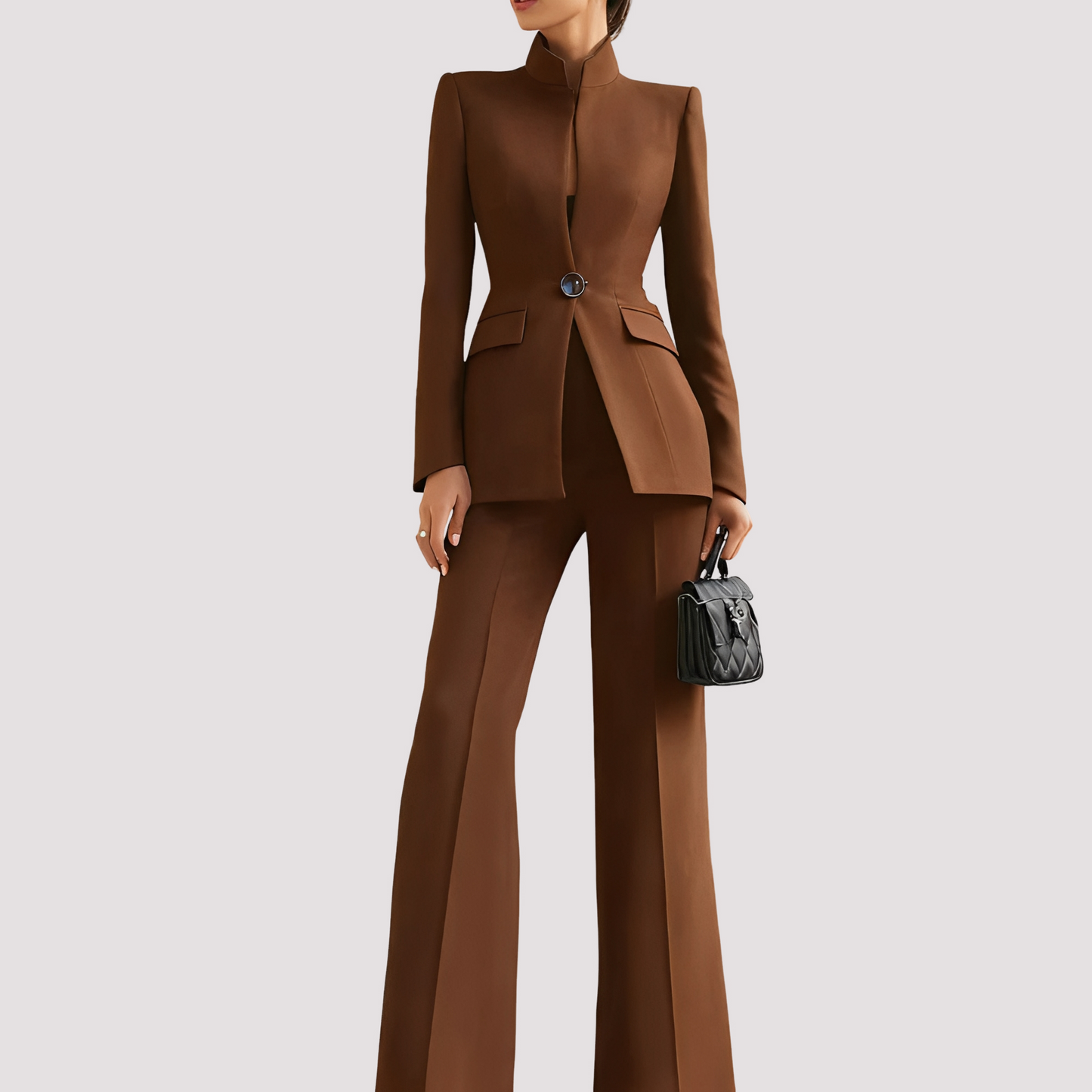 Jean - Chic Suit Set with One Button