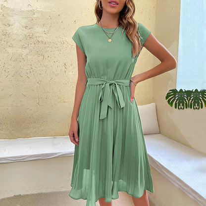Aimee - Trendy Pleated Dress