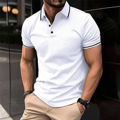 Frank - Stylish Lapel Polo Shirt
