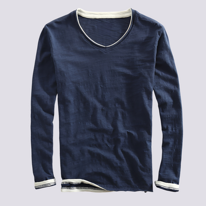 Jack - Trendy Long-sleeve Distressed Shirt