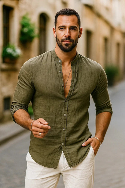 Blaese - Casual 3/4 Sleeve Shirt