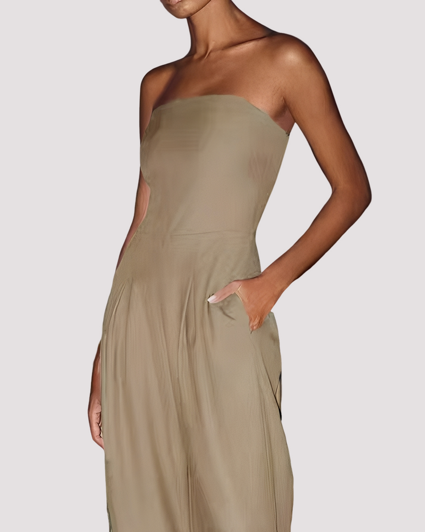 Carmen - Strapless Elegant Jumpsuit