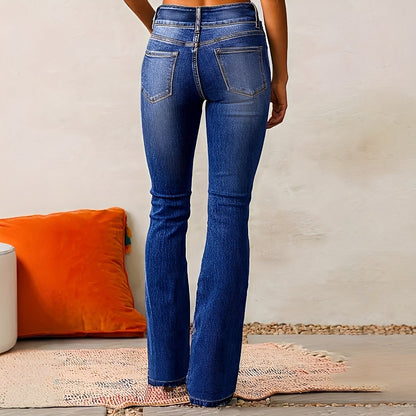 Kristina – Women's jeans – High waist and wide leg